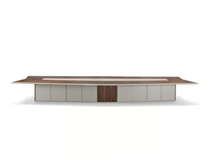 MASTER - Rectangular wooden meeting table with cable management _ i 4 Mariani